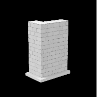 Anuke,Decoration Pack,Brick Wall Corner - Short