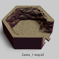 Puzzle Lock,Caves,Cave - 1 Way