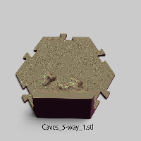Puzzle Lock,Caves,Cave - 5 Way - Type 1