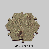 Puzzle Lock,Caves,Cave - 6 Way - Type 1