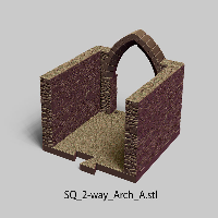 Puzzle Lock,Dungeon Squares,SQ 2 - Arch A