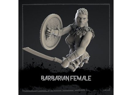 Fantasy%20Busts,Heros,Female Barbarian