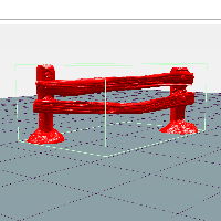 Hex Tiles,1 Hex,Fences 2-1 (No Base)