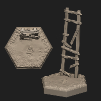 Hex Tiles,1 Hex,Stairs 2-2
