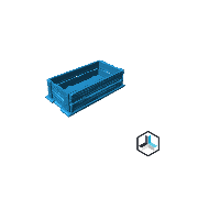 Hex Tiles,1 Hex,Crates - Open - 2-1 (No Base)