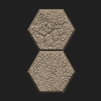 Hex Tiles,2 Hexs,Hex 2-1