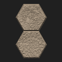 Hex Tiles,2 Hexs,Hex 2-2