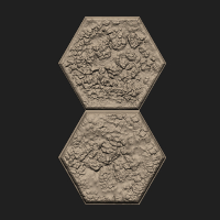 Hex Tiles,2 Hexs,Hex 2-3