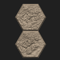 Hex Tiles,2 Hexs,Hex 2-4