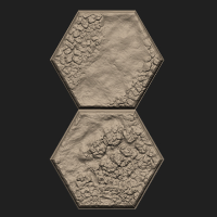 Core Set 1,Base Tiles,Hex 2-6
