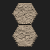 Hex Tiles,2 Hexs,Hex 2-7