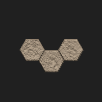 Hex Tiles,3 Hexs,Hex 3-12