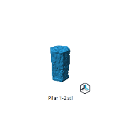 Core Set 2,Pilars,Pillar 1-2 (Base Attached)