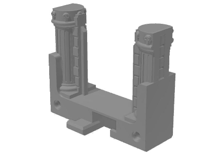 Connectors,Sectoin Pieces,CN OP Brick 1  Column 1 - Middle Connector