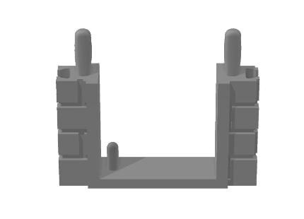 Connectors,Removable Pieces,Removable Brick Wall Door Frame - Bottom