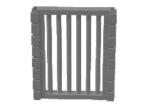 Image,Removable Brick Wall with Bars