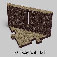 Puzzle Lock,Dungeon Squares,SQ 2 - Wall H