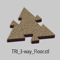 Puzzle%20Lock,Dungeon%20Triangles,Tri 3 Way - Floor