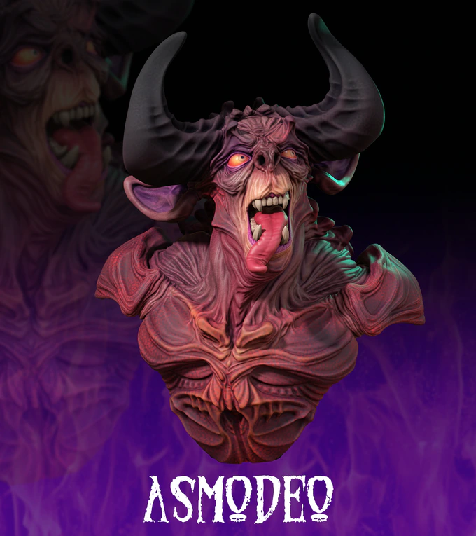 Image,Asmodeo Bust & Stand