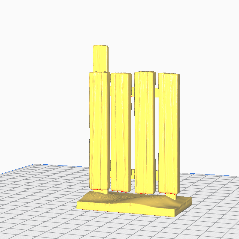 Image,Reversed Short Fence Panel - 90mm High