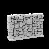 Image,Detailed Rock Wall - 80mm high